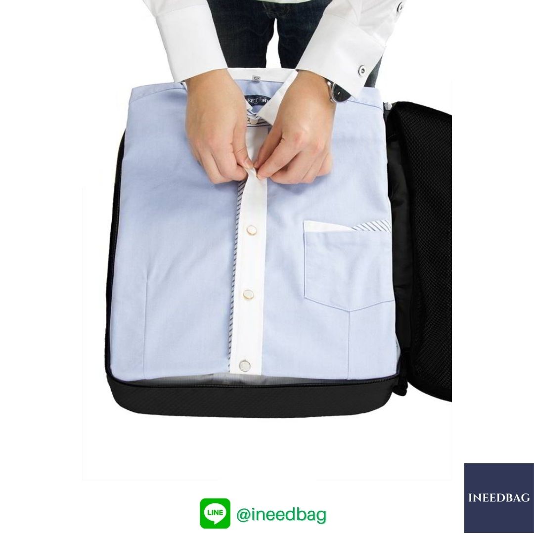 Bagsmart กระเป๋าจัดระเบียบเดินทาง 4 ใบต่อชุด ใส่เสื้อผ้า ชั้นใน ถุงเท้า เข็มขัด (ฺBlack) (Bagsmart Packing Cubes 4-Pcs Travel Organizer)