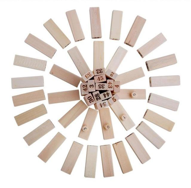 ของเล่นไม้ เกมถอดแท่งไม้ ของเล่นตึกถล่ม Uno Stacko อูโน่ สแตกเกอร์