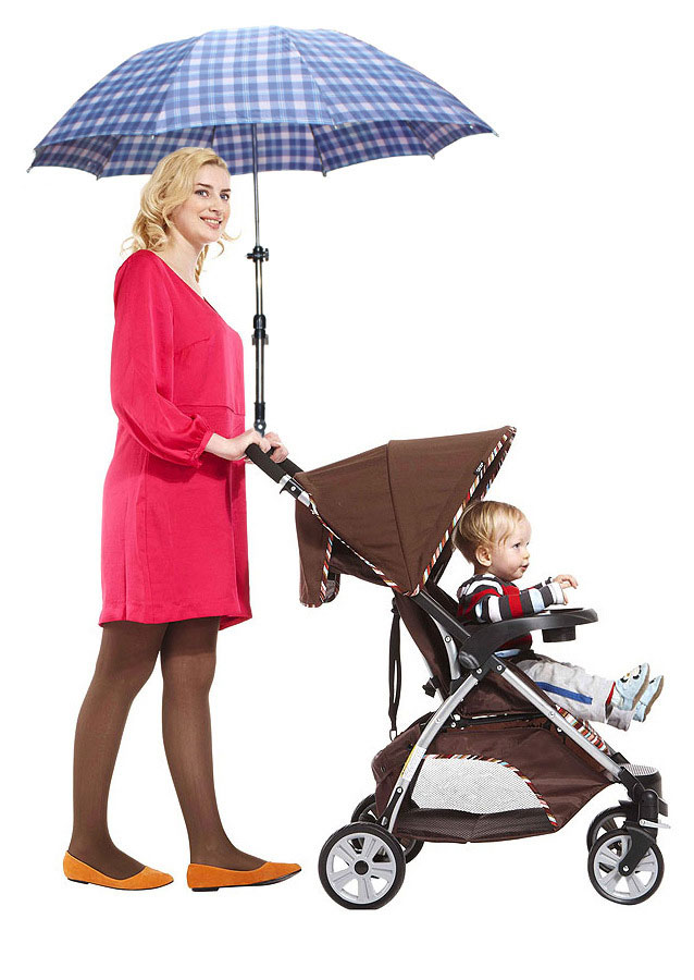 [มีตำหนิ] ด้ามจับร่ม ติดรถเข็นเด็ก/รถเข็นผู้ป่วย/ติดจักรยาน/เก้าอี้ตกปลา