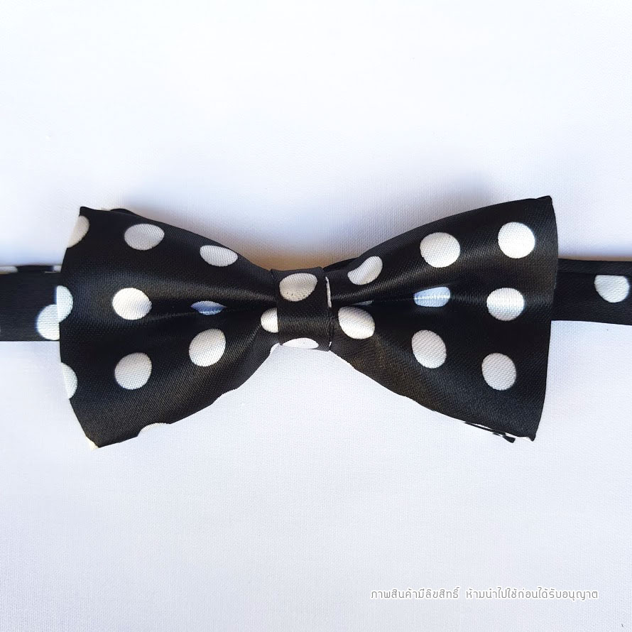 โบว์หูกระต่ายเด็ก ผูกสำเร็จ ปรับขนาดได้ สำหรับวัย 1-12 ปี