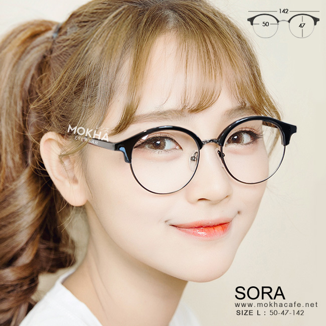 [pre-order] แว่นกันแดด SORA แว่นตาวินเทจ กรอบโลหะ กว้าง142 มม. H47