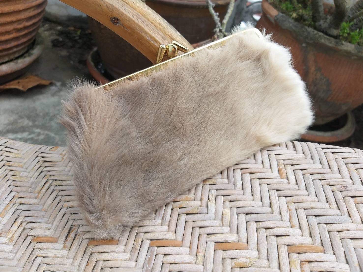 กระเป๋าสตางค์ ขนจิงโจ้แท้ ขนนุ่มมาก สวยมาก