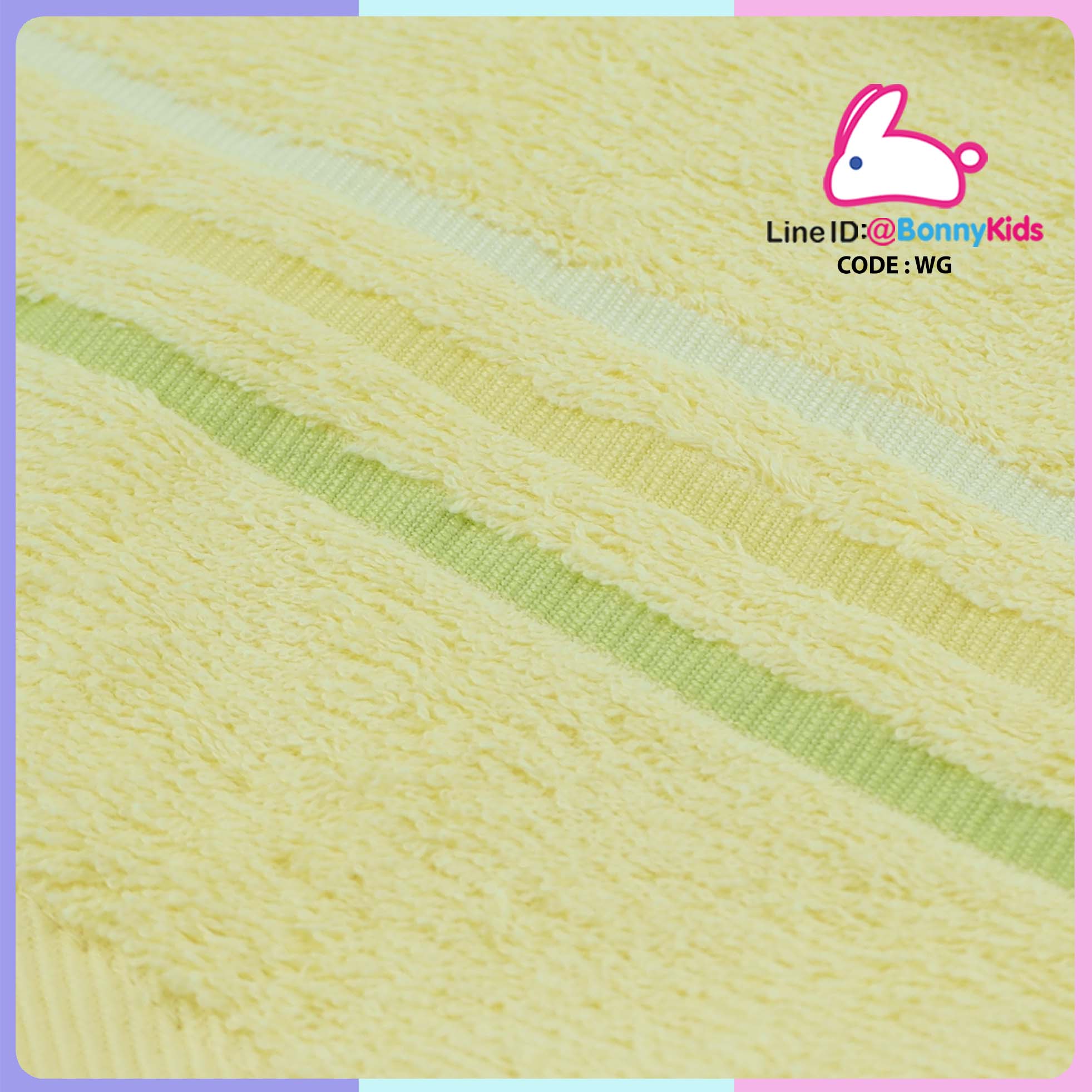 (17021) ผ้าเช็ดตัวผ้าขนหนู สีหวาน ไซส์ 15x30 จำนวน 6 ผืน