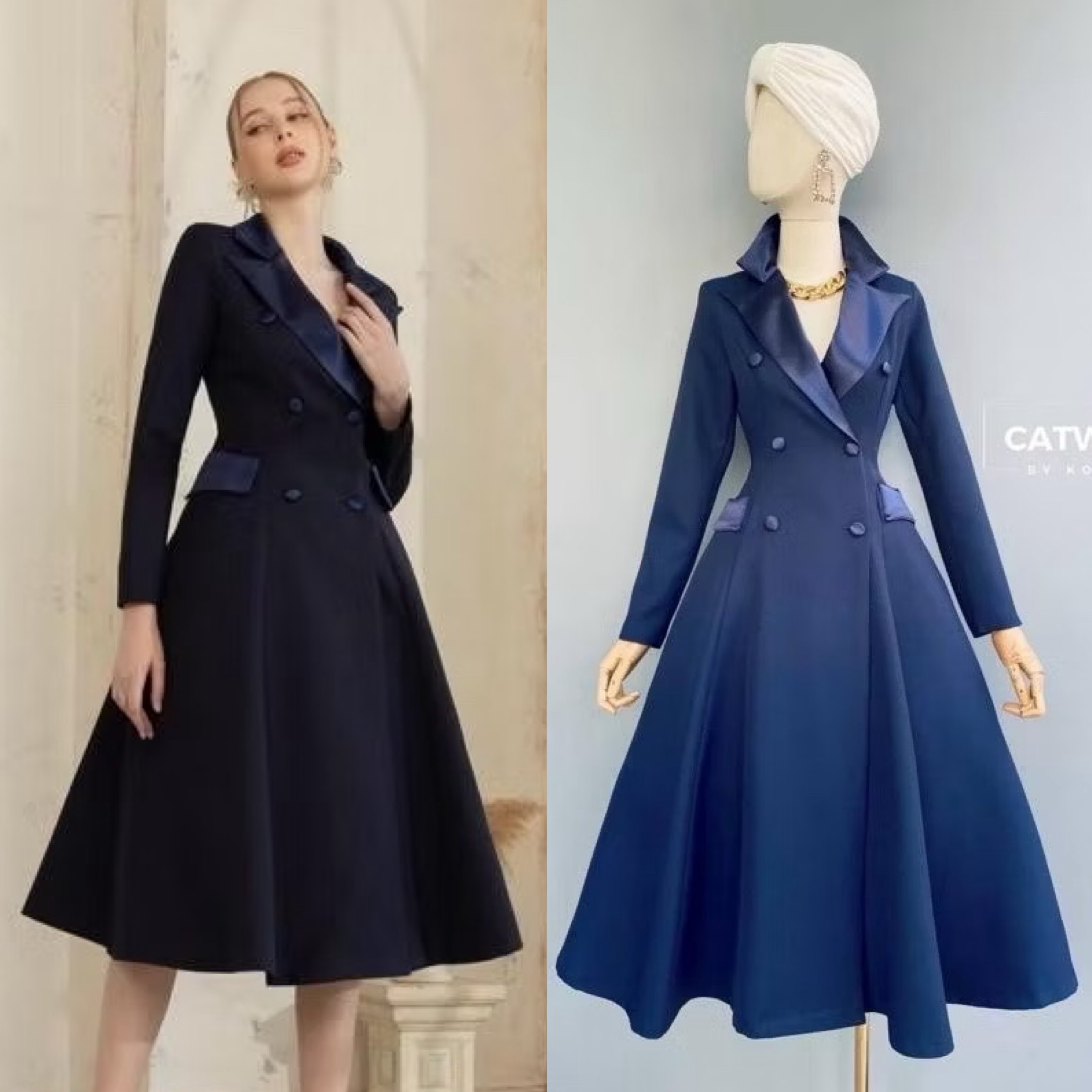 เดรสปกเลื่อมกระโปรงบาน+กระโปรงสุ่ม งานผ้าเนื้อดี ผ้าสวยสุดๆ ใส่สบาย : สินค้าคุณภาพ (พร้อมส่ง)