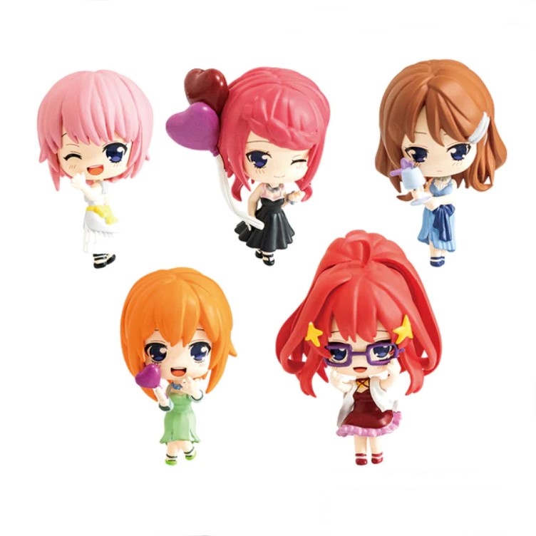 กาชาปองตัวการ์ตูนเจ้าสาวผมเป็นแฝดห้า Movie The Quintessential Quintuplets Collection Figure Rich Sweet Dreams