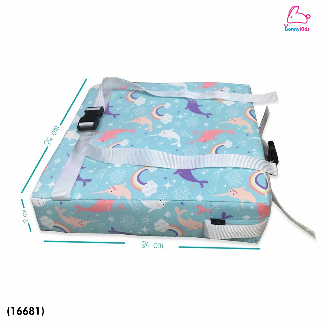 (16681) Palm & Pond (ปาล์มแอนด์ปอนด์) Kids Chair Booster เบาะเสริมรองนั่ง ผ้ากันน้ำ ฟองน้ำเนื้อแน่น
