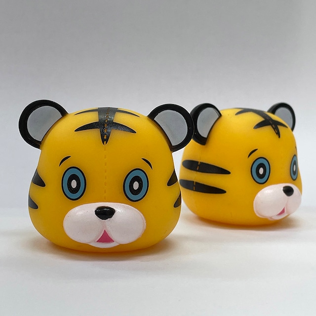 กาชาปองหัวมาสคอทสัตว์ Miniature Soft Vinyl Animal Mascot Head