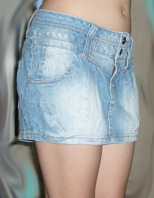 #1กระโปรงยีนส์ทรงบอลลูน น่ารักของ DENIM 33-36-10