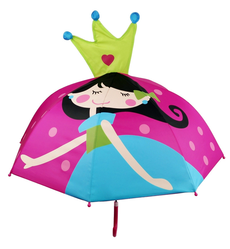 ร่มเด็กกันยูวี ร่มเด็กน่ารักๆ ร่มกันแดดของเด็ก ร่มเด็กผู้หญิง/ผู้ชาย มีชั้นในป้องกันรังสียูวี UV400 กันร้อน ลายการ์ตูน 3 มิติ สุดน่ารัก