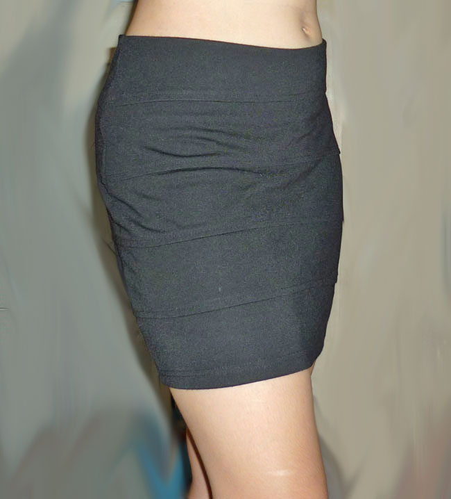 #2กระโปรงผ้ายืดเนื้อดี สวยมีสไตล์ 29.5-34-14
