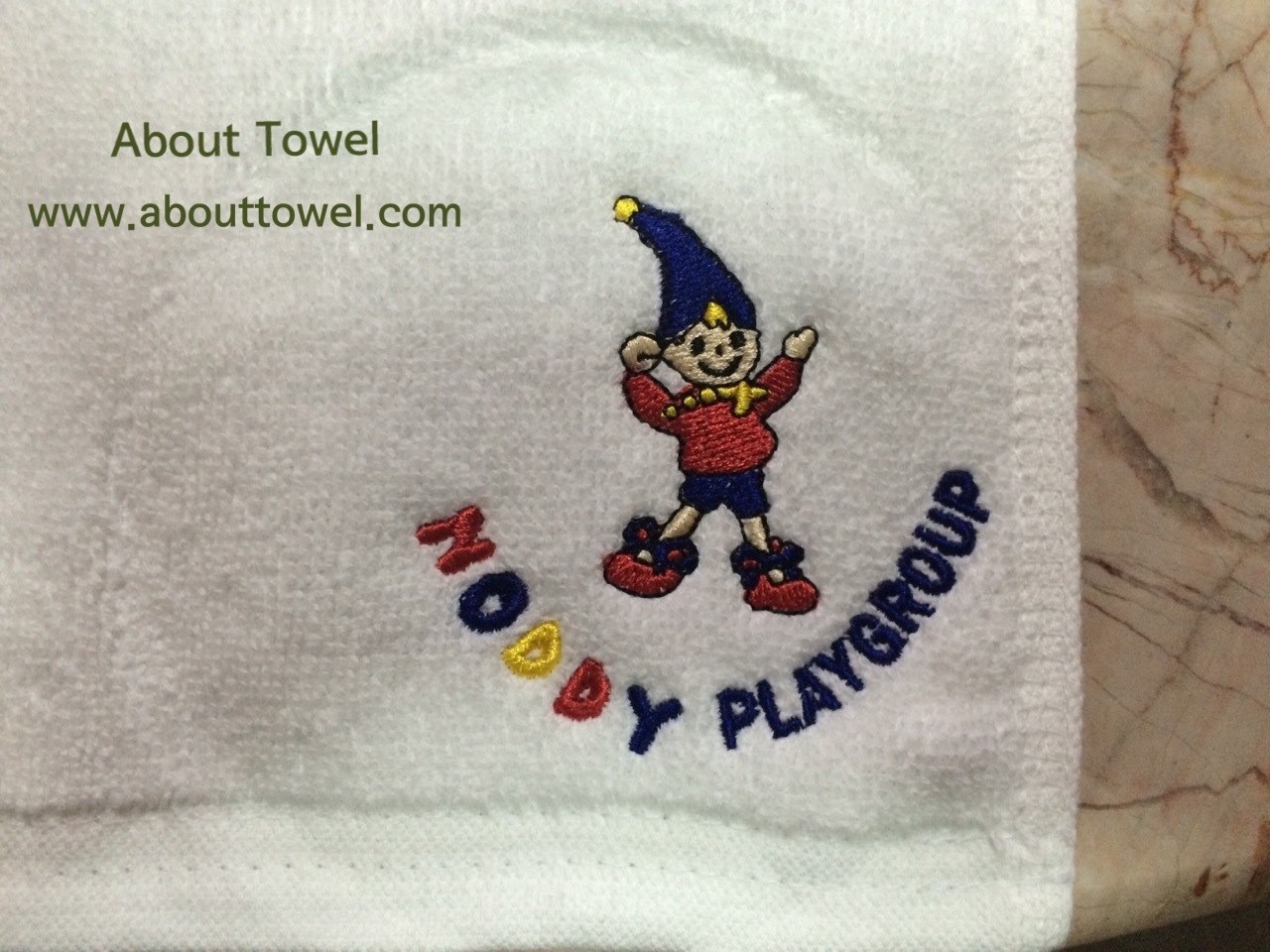 ผ้าขนหนูปักโลโก้ Noddy