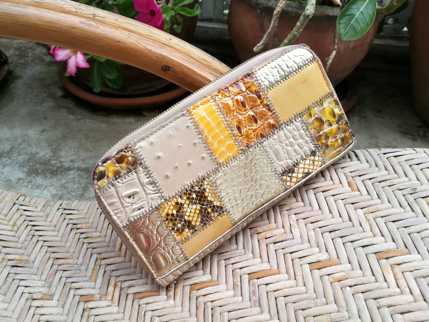 กระเป๋าสตางค์หนังแท้ MICHELANGELO ช่องเยอะ