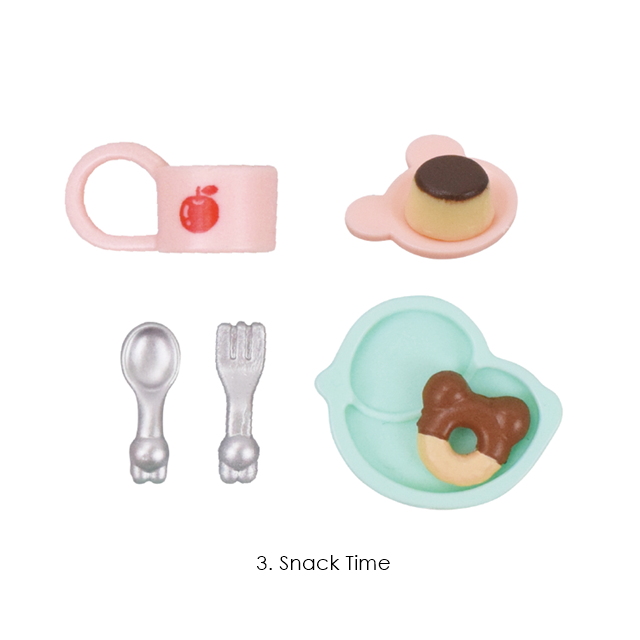 กาชาปองซิลเวเนี่ยน Sylvanian Families Forest Kindergarten ครบเซ็ทสี่แบบ