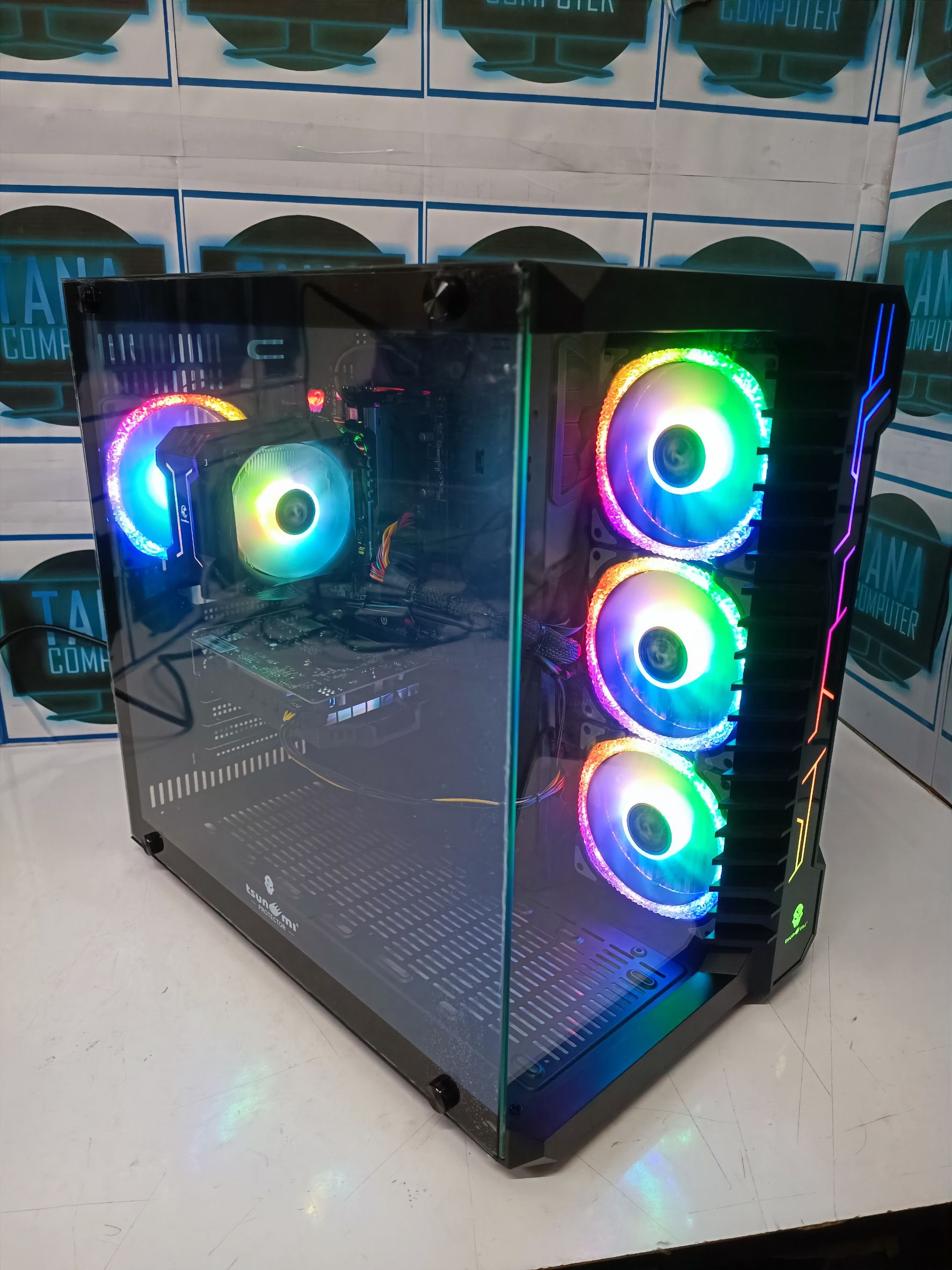 (18,900)คอมประกอบตั้งโต๊ะ สเปคแรง I5-6500 Ram8GB SSD120GB HDD500GB GTX1050Ti