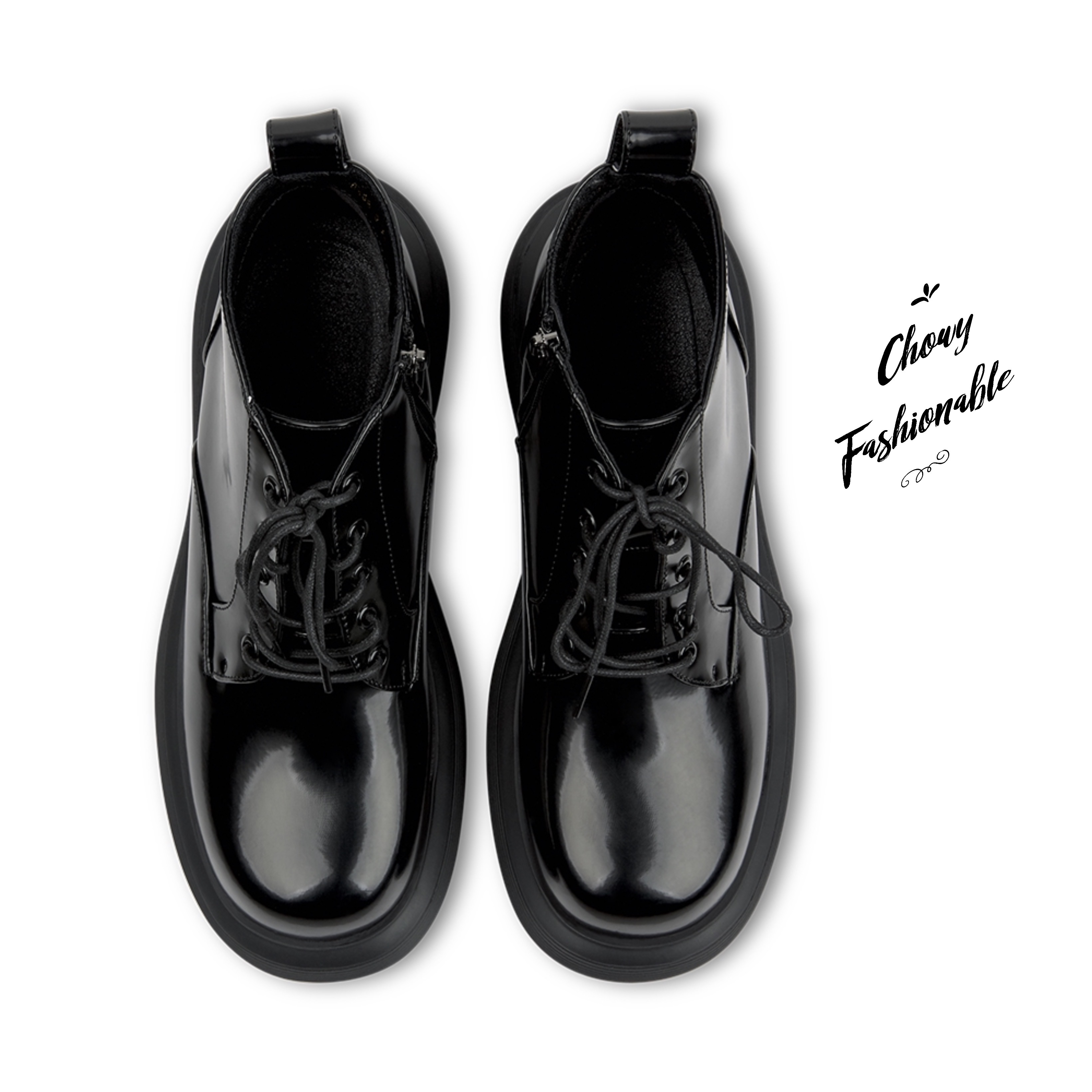 รองเท้าบู้ทไซส์ใหญ่ 40EU 25cm บูทผูกเชือกไซส์ใหญ่ บูทคอสเพย์ Boot Cosplay KR1141