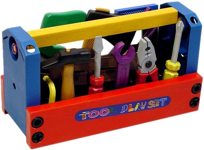 ของเล่นเครื่องมือช่าง ชุดของเล่นงานช่าง กระเป๋าช่างเด็ก ขนาดใหญ่เหมาะมือ พร้อมเข็มขัดช่าง