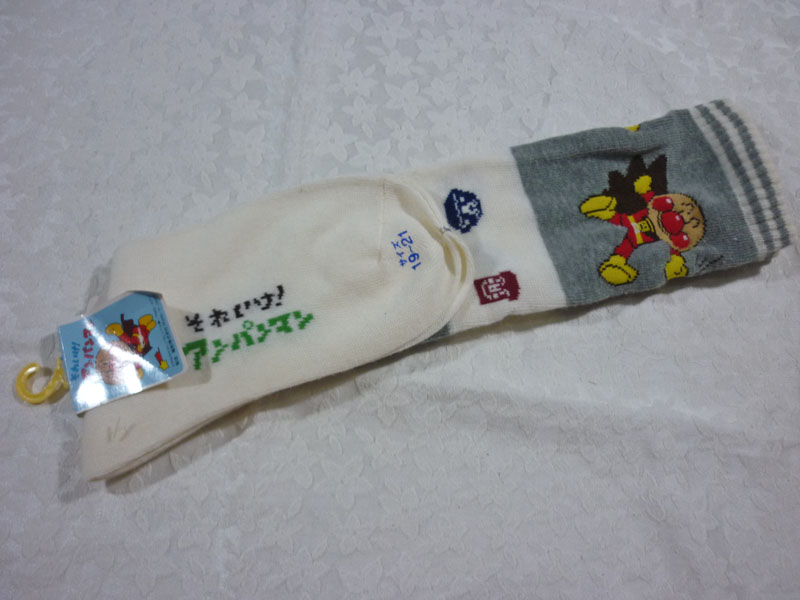 ถุงเท้ายาวเด็ก อันปังแมน ลิขสิทธิ์แท้ Made in japan