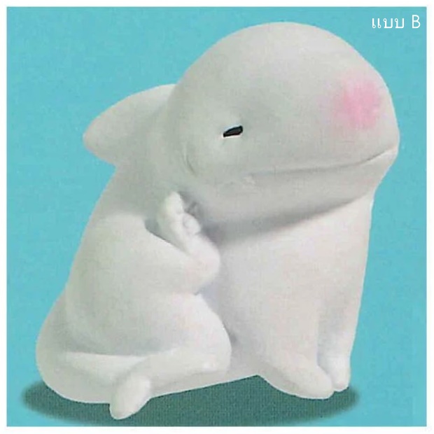 กาชาปองฟิกเกอร์ฉลามในท่าแมว Cat Shark