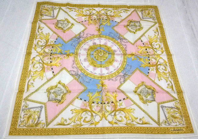 ผ้าเช็ดหน้าแบรนด์เนม LANCEL