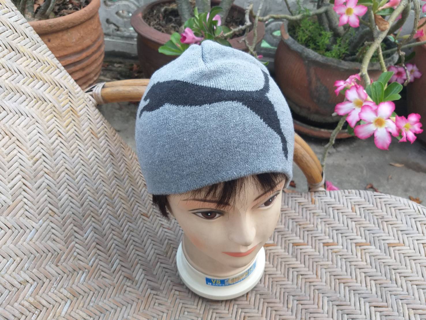 หมวกไหมพรม PUMA ไหมพรม 3 ชั้น อุ่นมาก