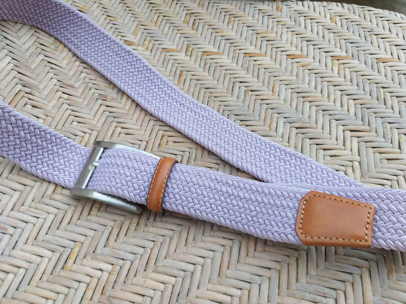 เข็มขัดนักกอล์ฟชาย เชือกถักแบบยืด