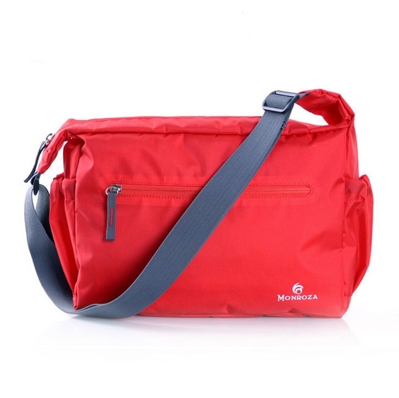 กระเป๋าสะพายพับเก็บได้ ผลิตจากไนล่อนกันน้ำคุณภาพดี พกพาสะดวก คุ้มค่า มีให้เลือก 7 สี