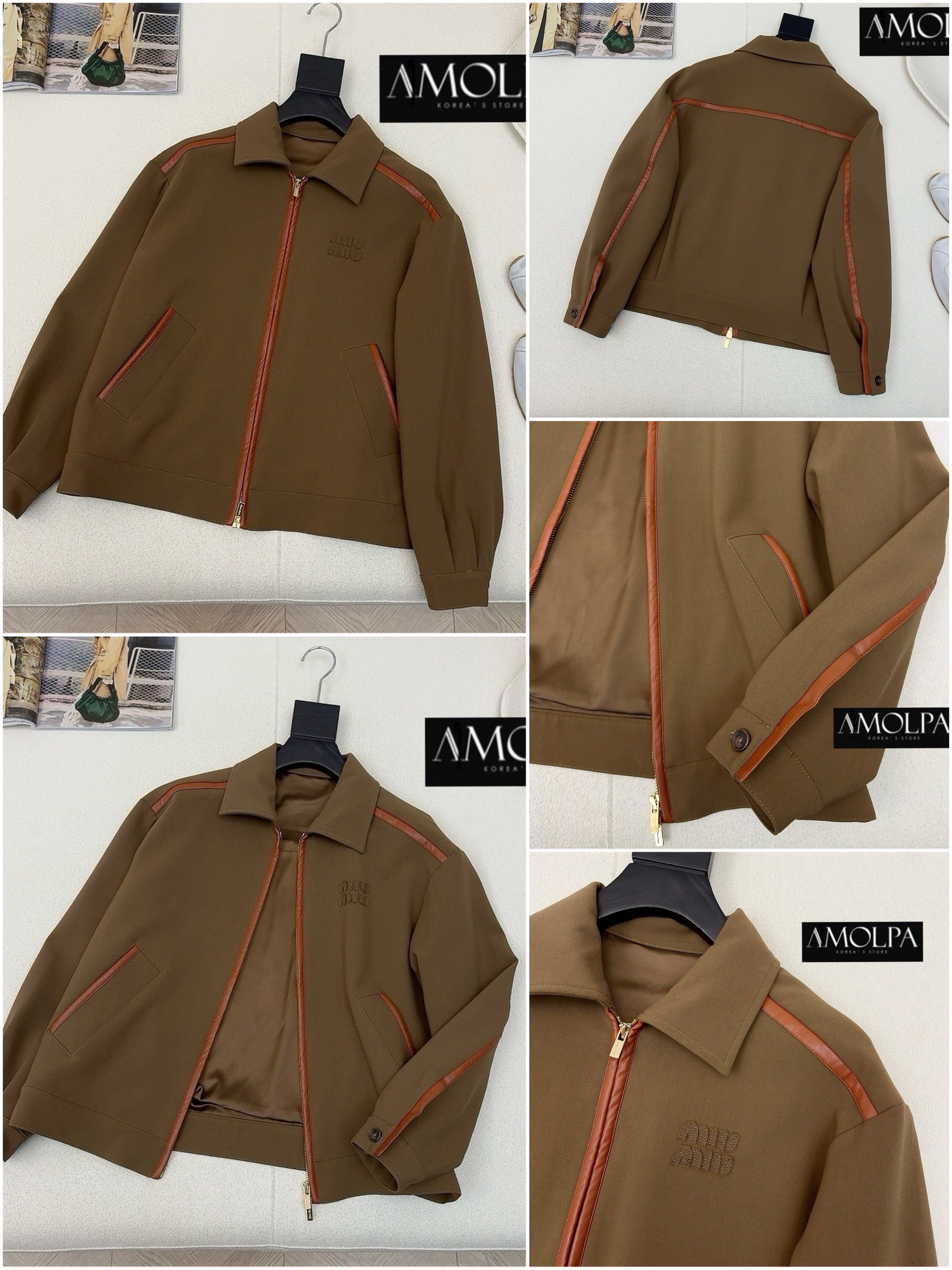 JACKET MIU MIU . ผ้าอย่างเทพ มีน้ำหนักสุดๆ งานสวยน่ารัก ตามช๊อปเลยน๊า ใส่สบาย : สินค้าคุณภาพ (พร้อมส่ง)