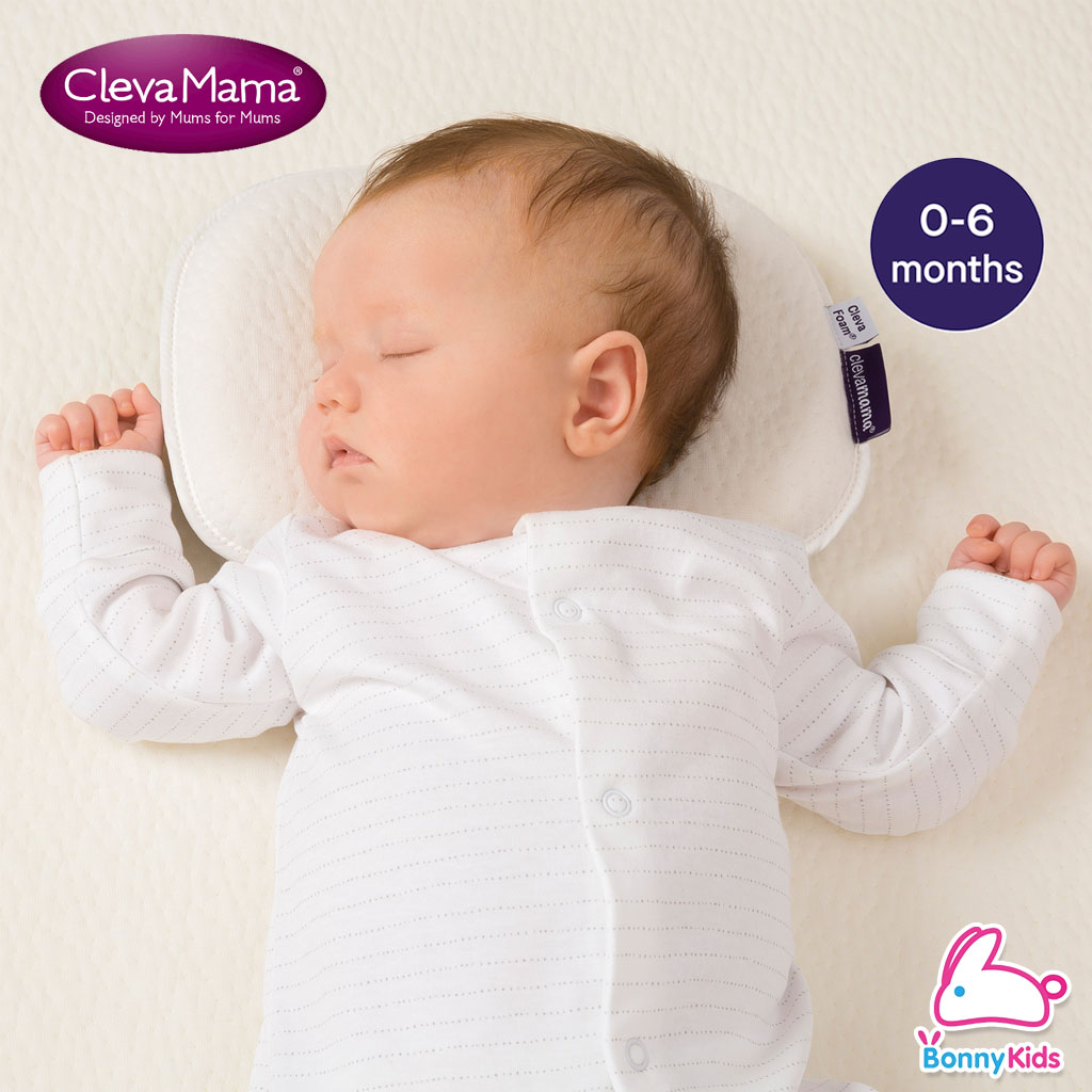ClevaMama ClevaFoam Pillow หมอนหนุนสำหรับเด็ก 0-12+ (มีขนาดสำหรับเด็กแต่ละช่วงวัย)
