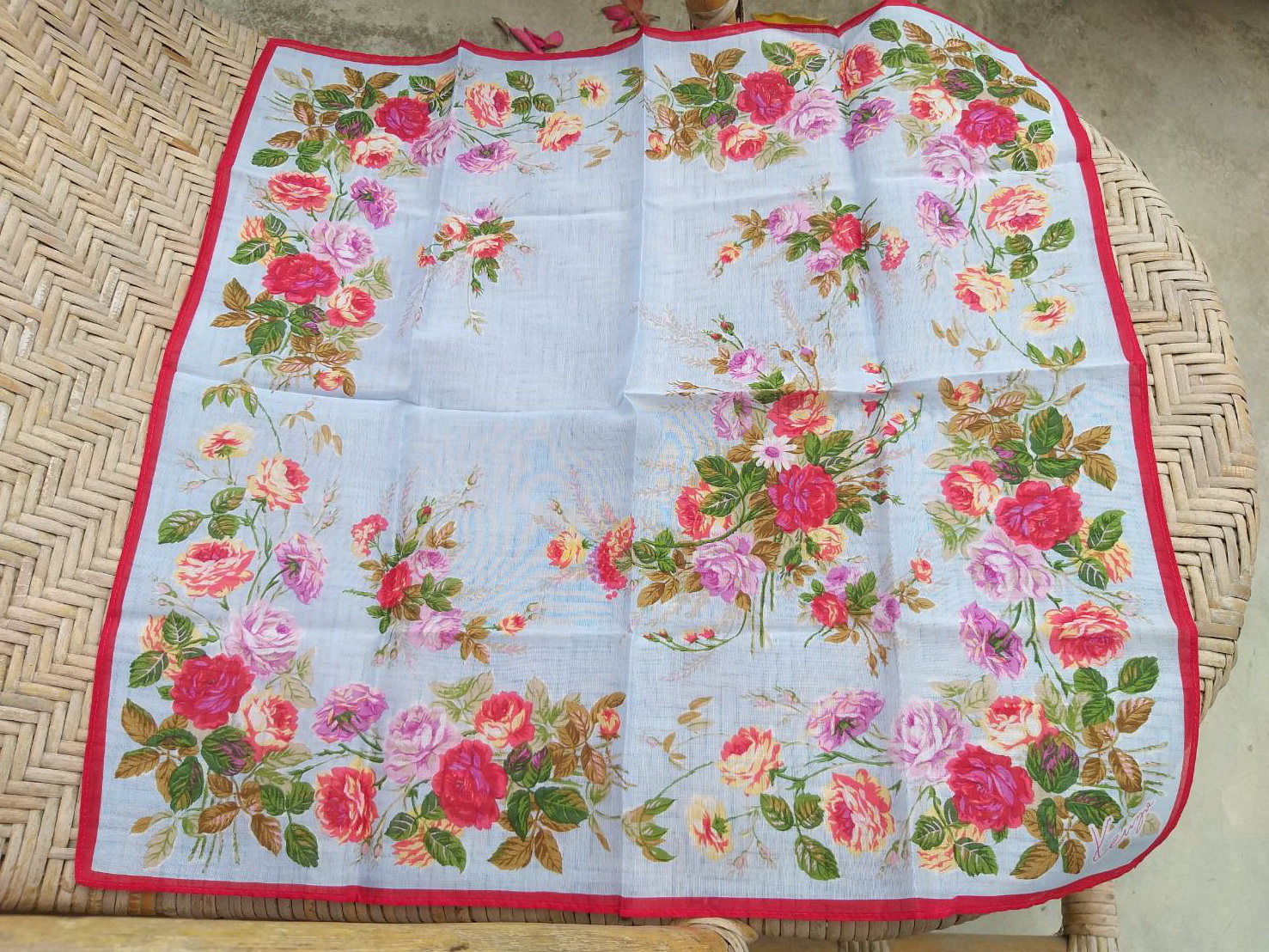 ผ้าเช็ดหน้าแบรนด์เนม KENZO