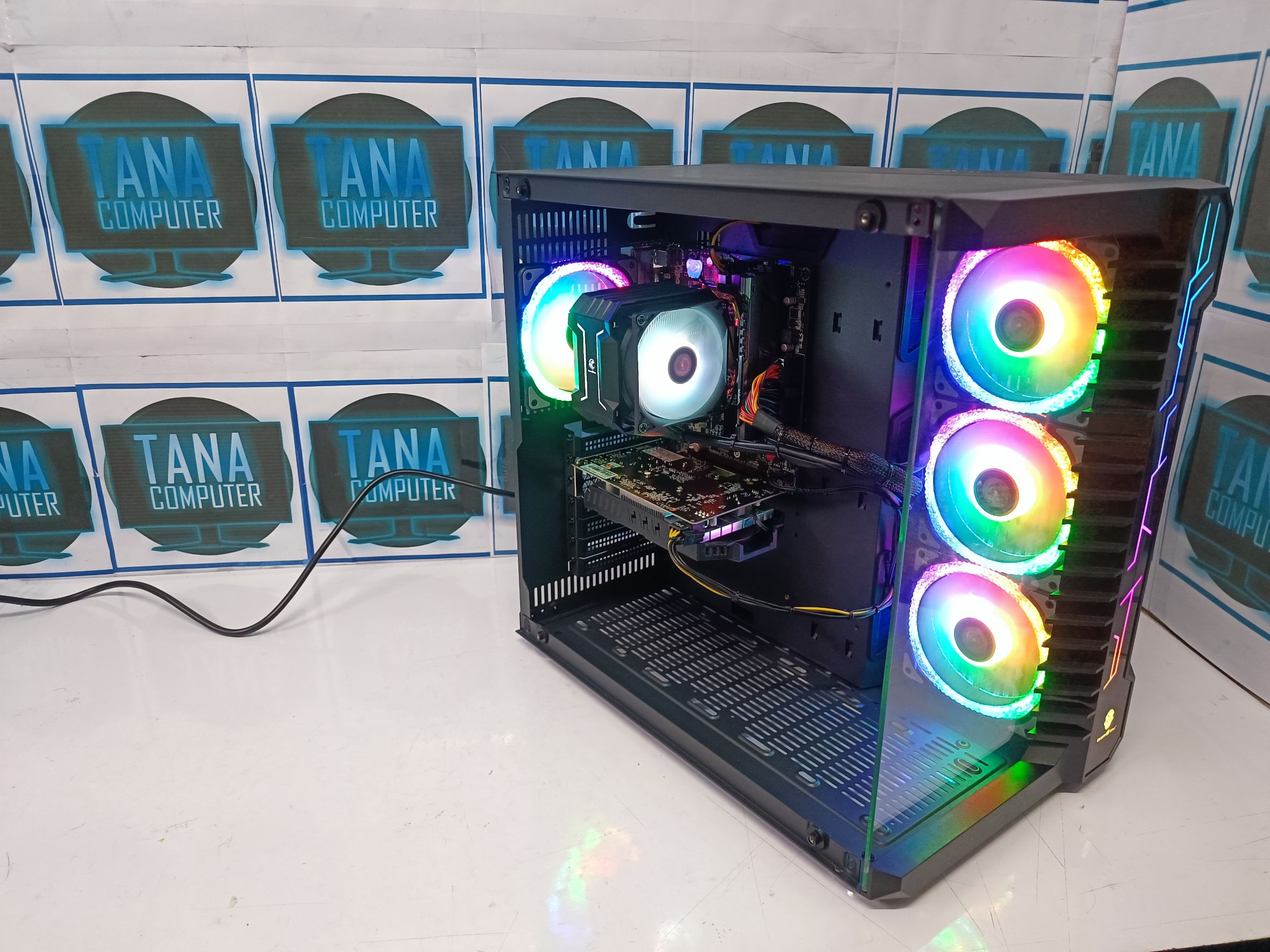 (18,900)คอมประกอบตั้งโต๊ะ สเปคแรง I5-6500 Ram8GB SSD120GB HDD500GB GTX1050Ti