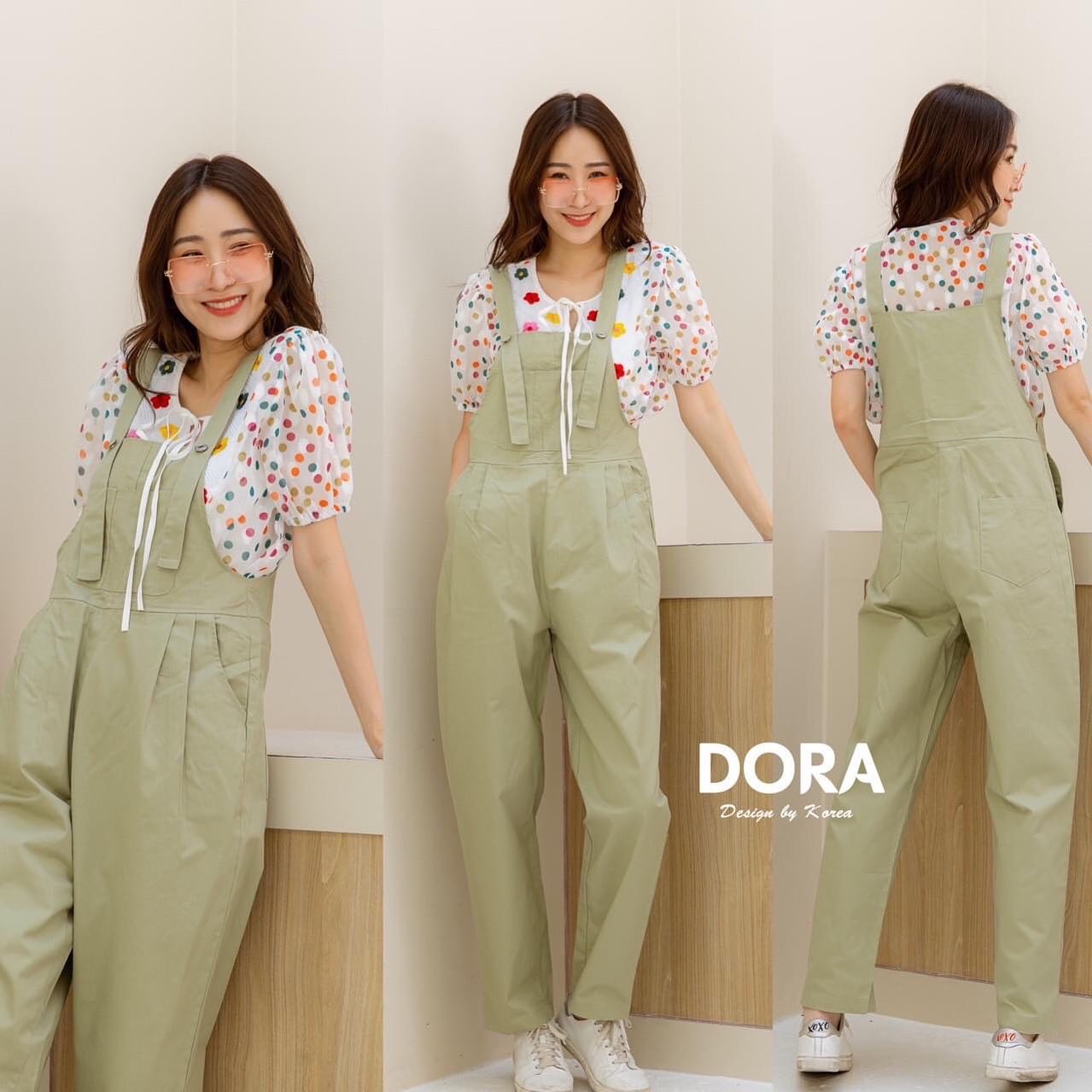 Set เสื้อ+ เอี๊ยม แยกชิ้น ตัวเสื้อด้านใน เป็นทิ้งตัวสวยมาก . สินค้าคุณภาพ (พร้อมส่ง)