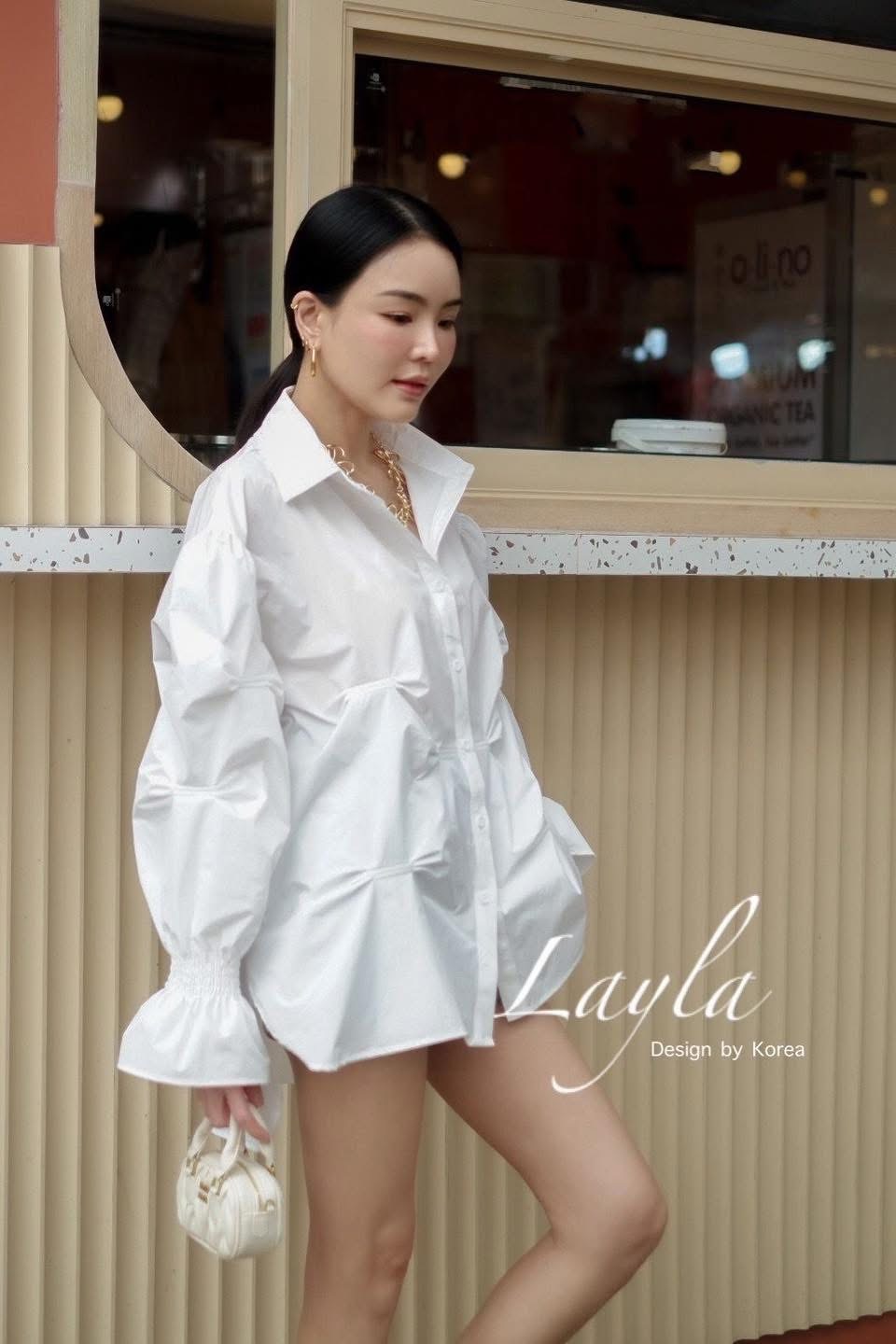 เสื้อเชิ้ตโอเว่อไซส์งานดีเทลสวยๆ ดีไซส์เก๋ๆ ผ้าคอตตอนผสมอย่างดีเย็บดีเทลอย่างดี สุดบรรยายจริงๆ ใส่สบาย : สินค้าคุณภาพ (พร้อมส่ง)