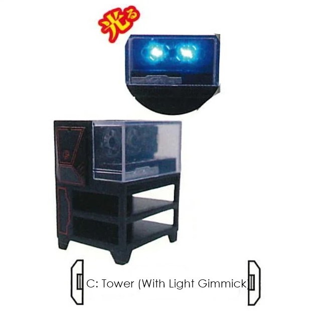 กาชาปองโมเดลโต๊ะเกมเมอร์ It Really Shines! Gaming Computer Mascot