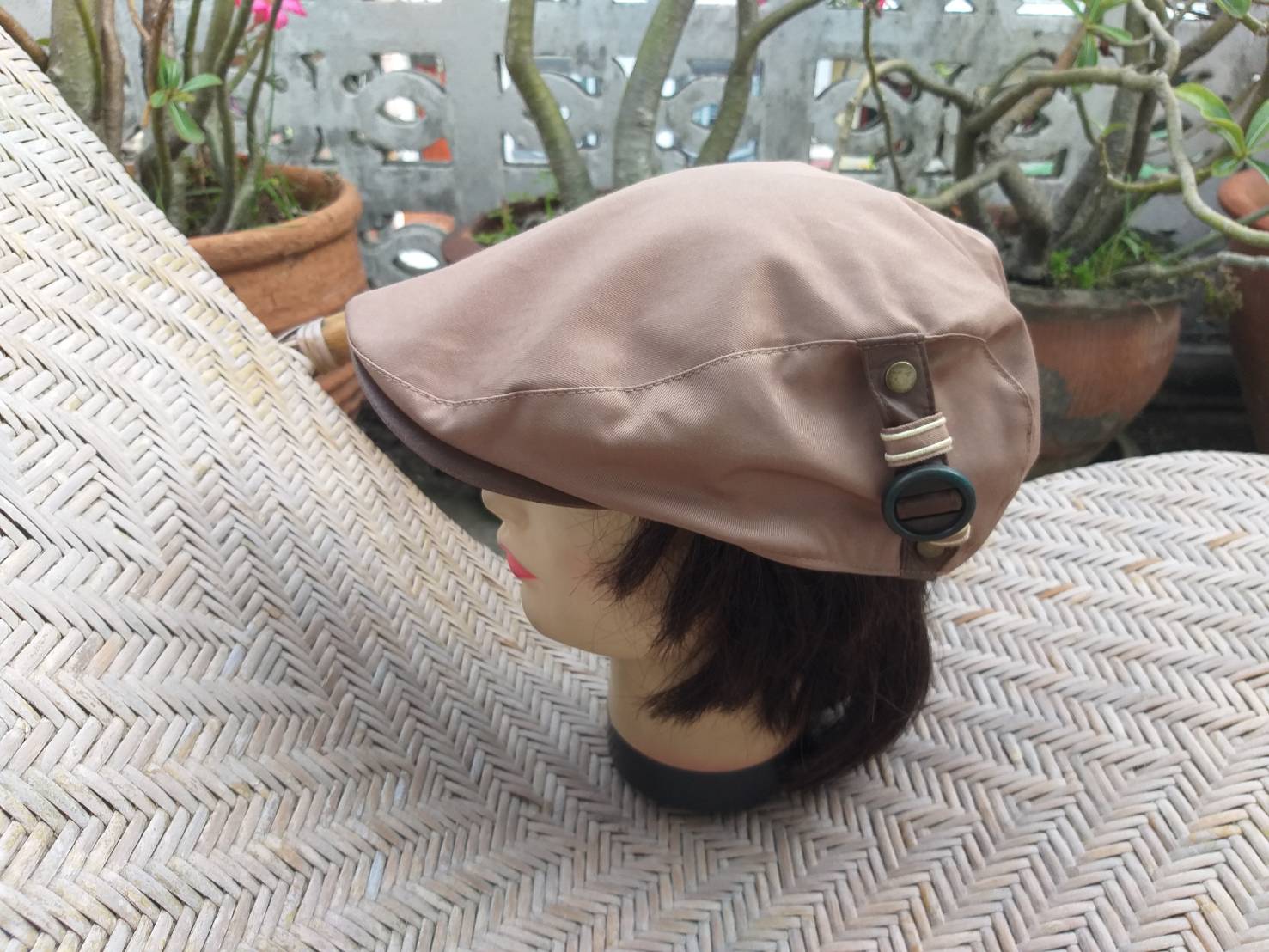 หมวกติงลี่ หมวก flat cap Grace Hats สวยมาก (ของใหม่)
