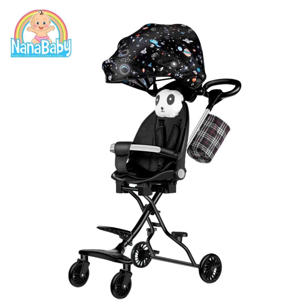 [ส่งฟรี] NanaBaby รถเข็นเด็ก ทรงสูง น้ำหนักเบา พกพาสะดวก