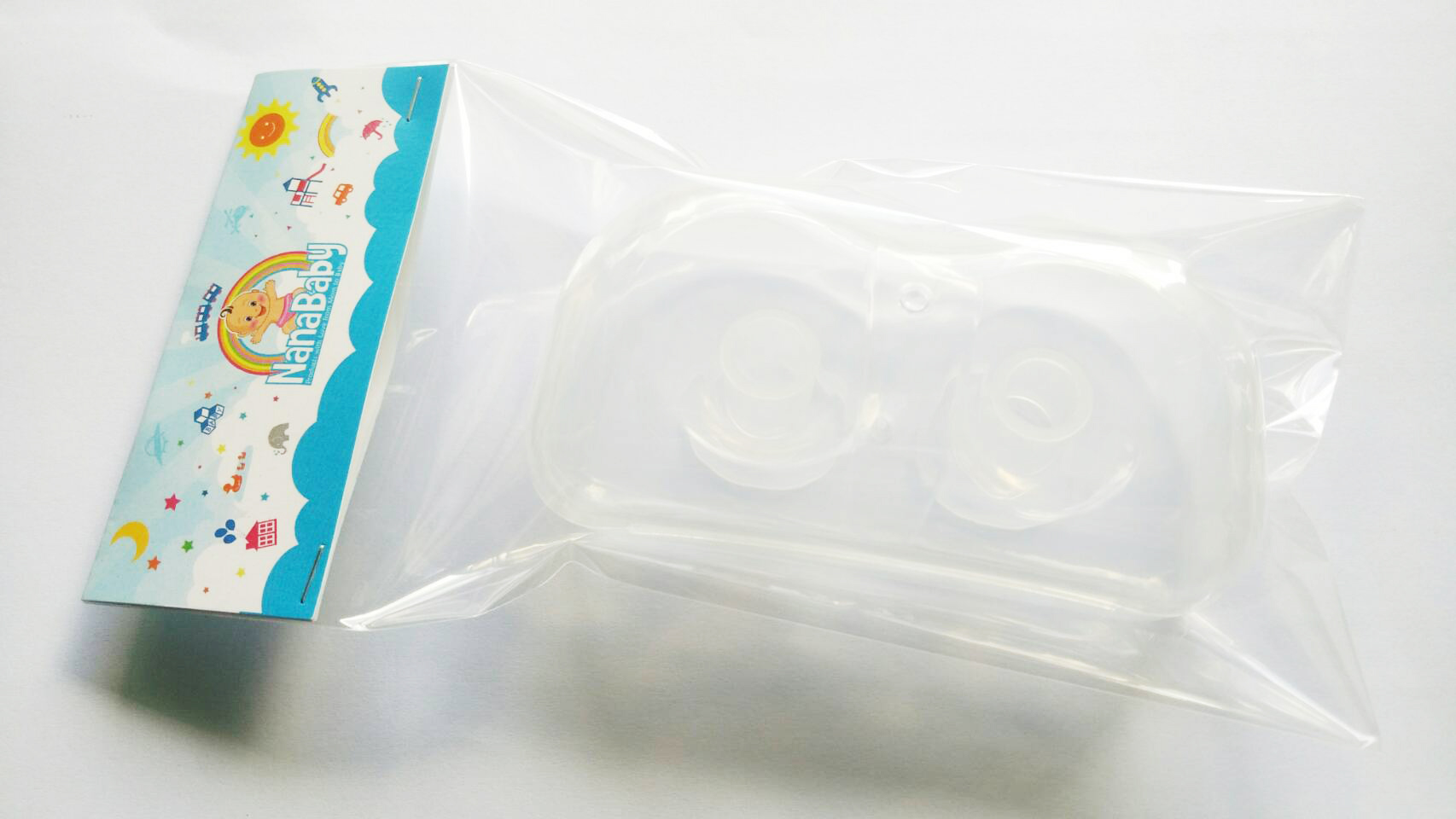 ที่ครอบหัวนมซิลิโคน รุ่นบางพิเศษ ยางป้องกันหัวนมมารดา NanaBaby Nipple Shield