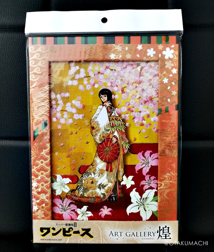 รูปภาพพร้อมกรอบกระดาษตัวการ์ตูนวันพีซกลุ่มหมวกฟาง