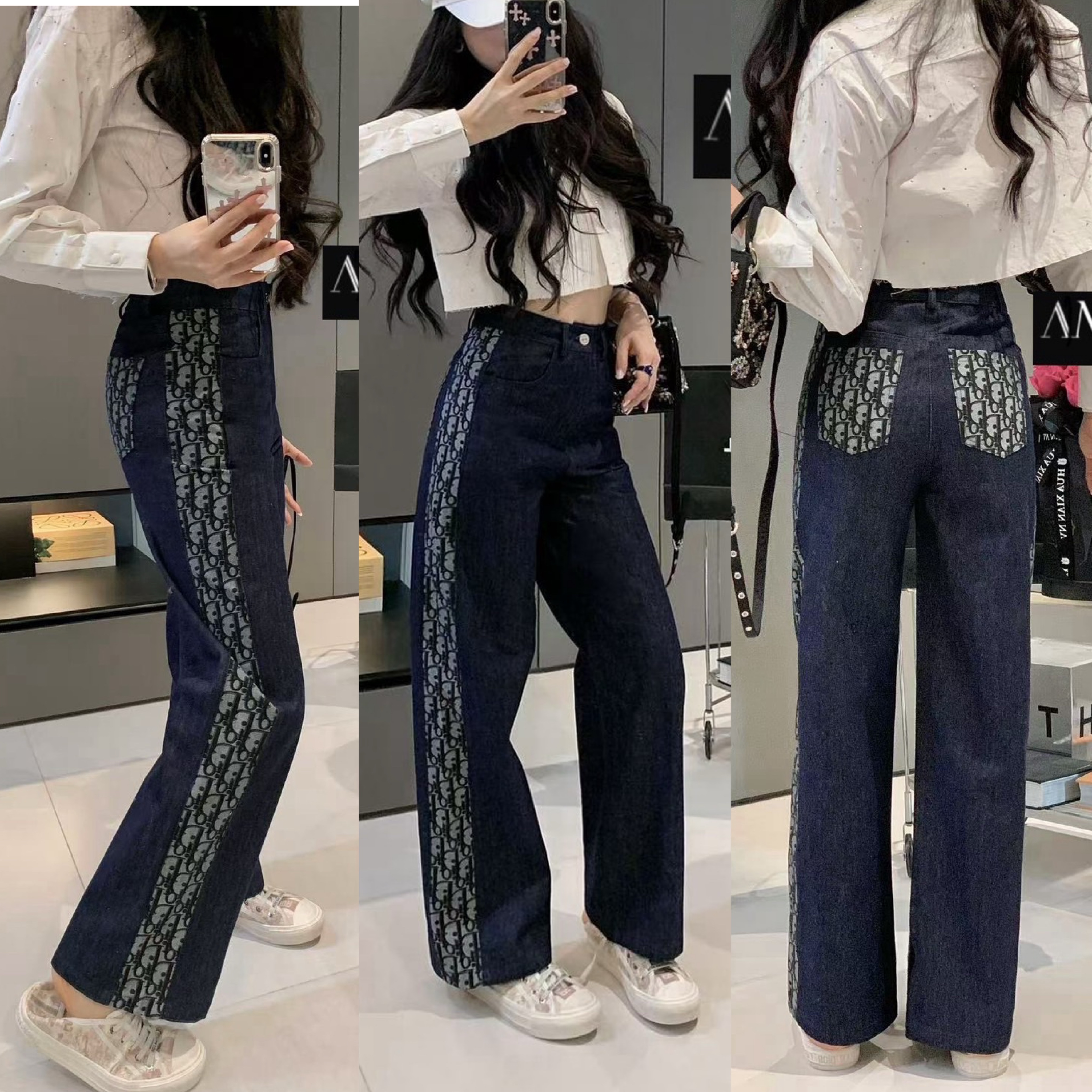 กางเกง CD DENIM ชนช๊อปปป สวยม๊ากกก ผ้ายีนส์แท้ 100เปอ อย่างดี ใส่สบาย : สินค้าคุณภาพ (พร้อมส่ง)