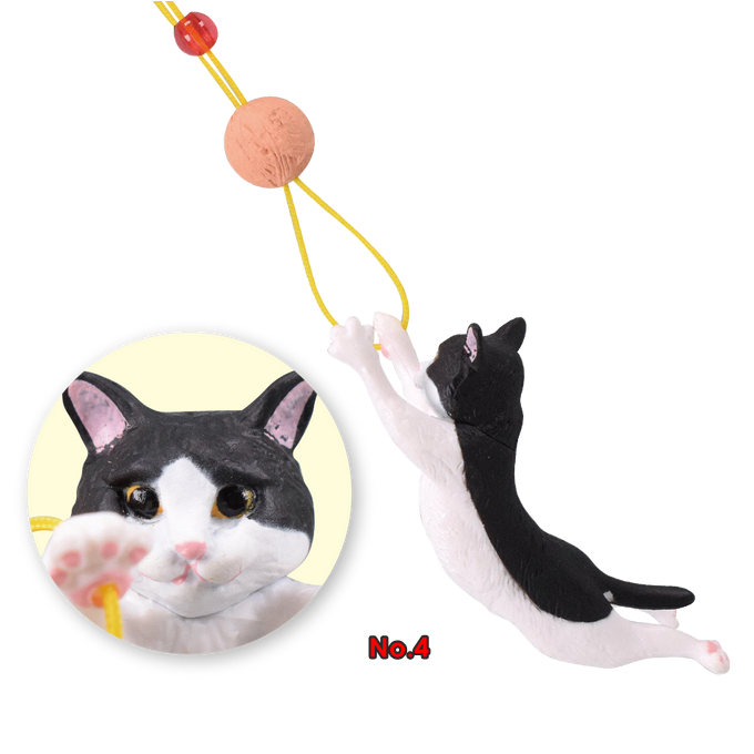 กาชาปองมาสคอทน้องแมว Cat Jumping Mascot