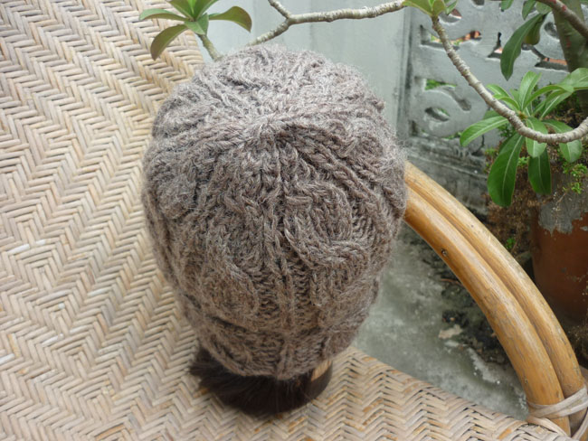 หมวกไหมพรม 100% wool อุ่นมาก สีสวย