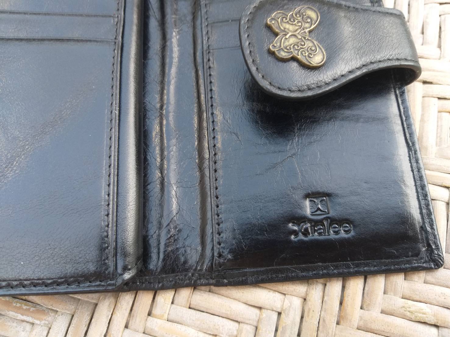 กระเป๋าใส่นามบัตร ใส่บิล CIALEE หนังแท้ สวยมาก (ของใหม่)