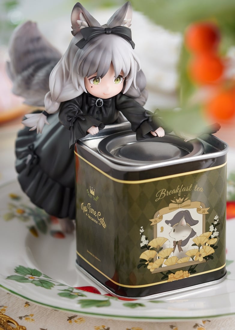 พร้อมส่ง Original Deformed Figure "DLC" Series Vol.1 "Tea Time Cats": "Li Howe"