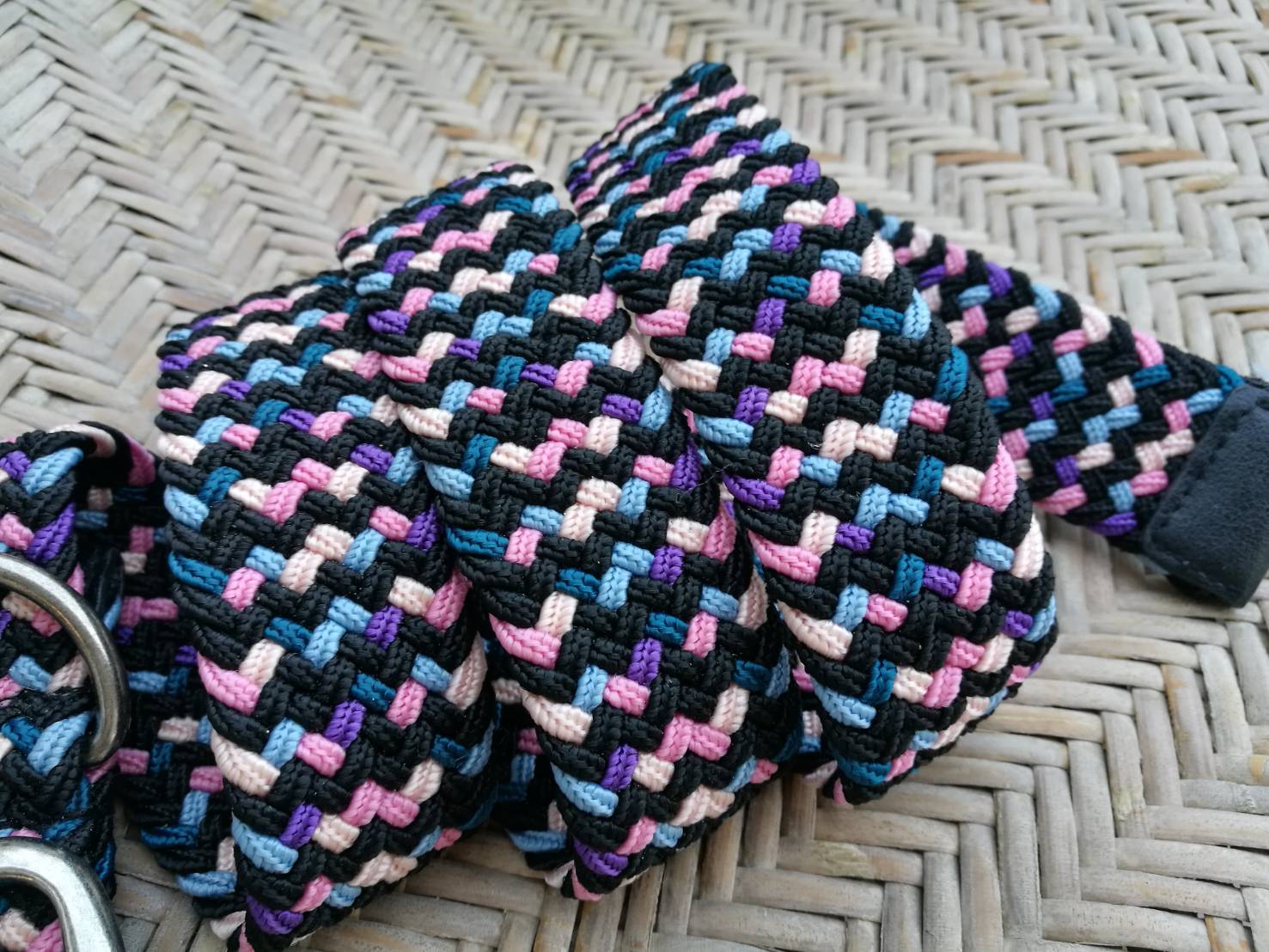 เข็มขัดนักกอล์ฟชาย เชือกถักแบบยืด (ของใหม่)