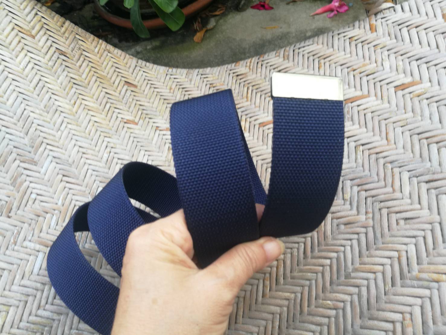 เข็มขัดแนวทหาร สีทอ. เท่ๆ (ของใหม่)