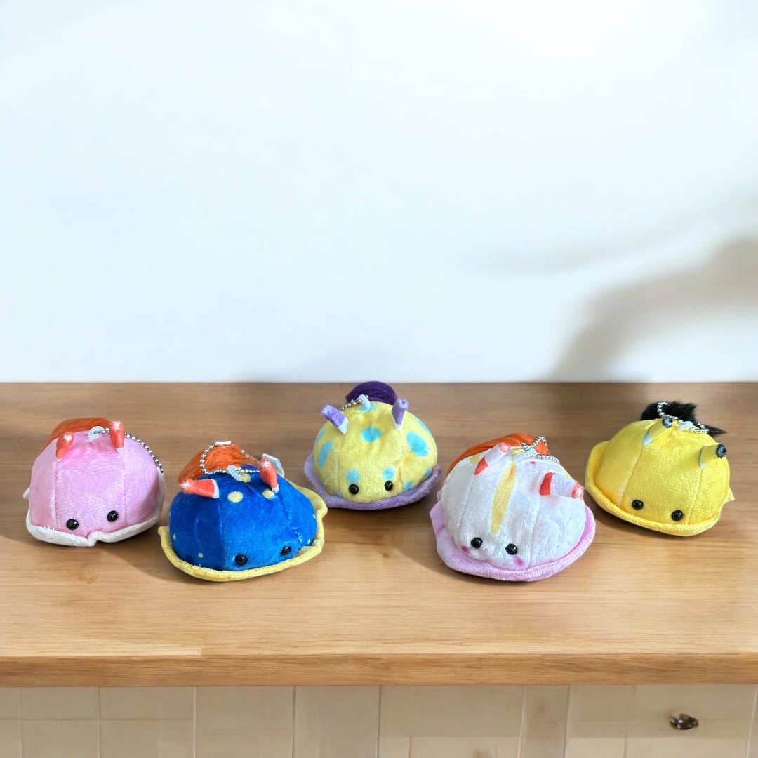 กาชาปองตุ๊กตาทากทะเล Colorful Sea Slug Plush Toys