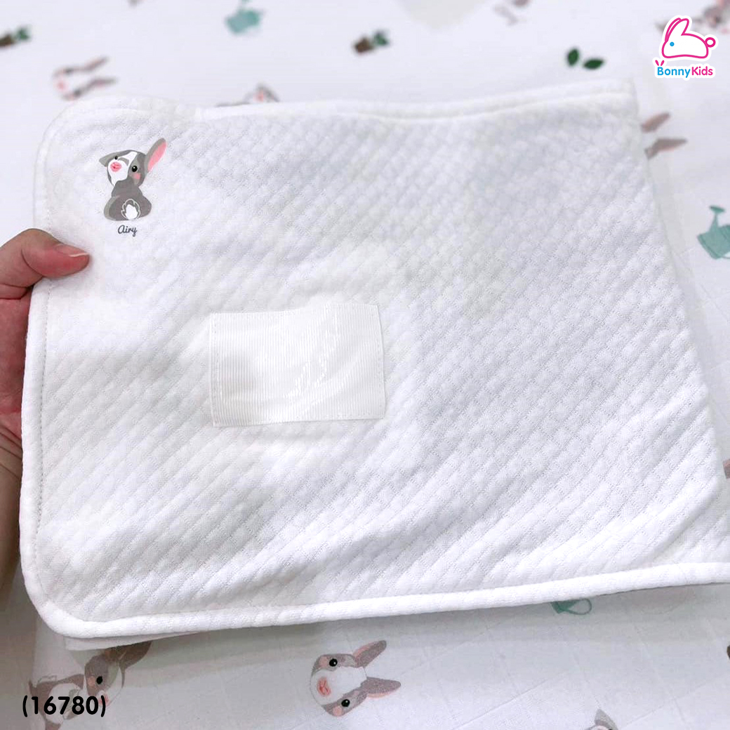 (16780) Airy (แอรี่) หมอนกันสะดุ้งหายใจผ่านได้ ซิลิโคนยืดยุ่น พร้อมผ้าแถบห่อตัว