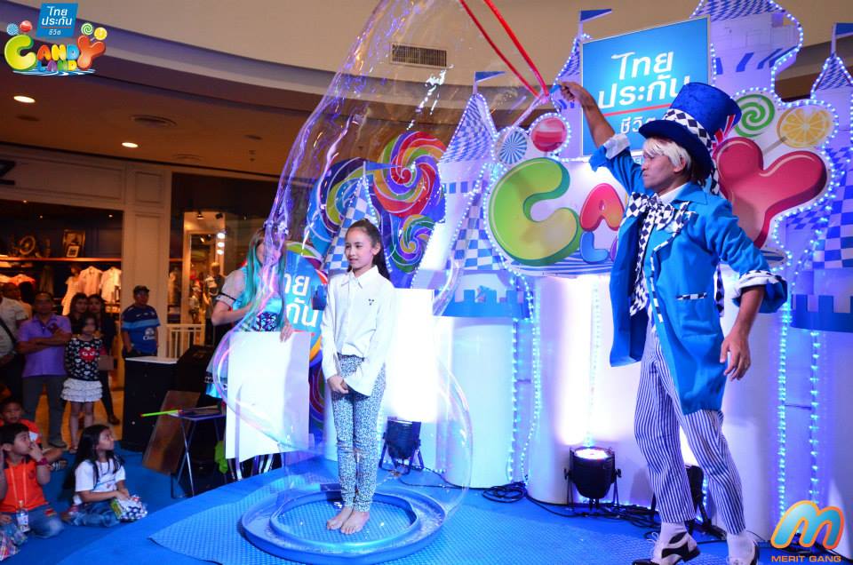 Bubble Show บับเบิ้ลโชว์ โชว์ฟองสบู่ ฟองสบู่ยักษ์ งาน ไทยประกันชีวิต 3 - 9/08/255