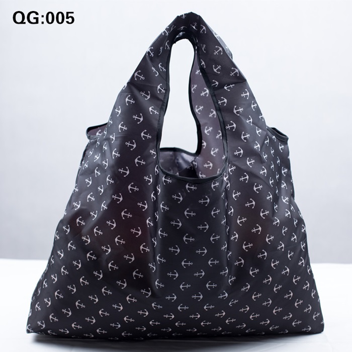 กระเป๋าช้อปปิ้งพับได้ ขนาดพกพา ผลิตจากโพลีเอสเตอร์ ทนทาน น้ำหนักเบา ซักเครื่องได้ (Reusable Grocery Bags, Grocery Tote Foldable, Ripstop Polyester Reusable Shopping Bags, Washable, Durable and Lightweight)