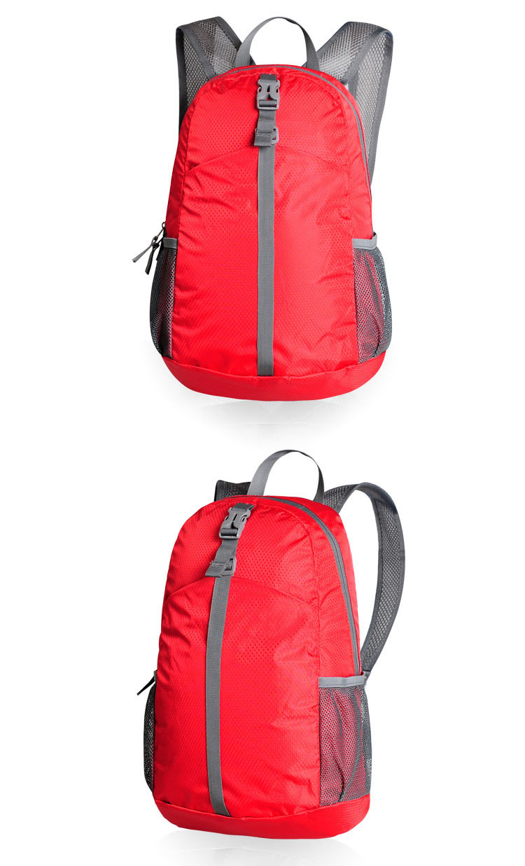 กระเป๋าเป้พับเก็บได้ รุ่นใหม่ สะพายหลังได้ น้ำหนักเบา พกพาสะดวก ทำจากไนล่อนคุณภาพสูง กันน้ำ ทนทาน เหมาะสำหรับเดินทาง และทำกิจกรรมโปรด (Lightweight Foldable Waterproof Backpack)