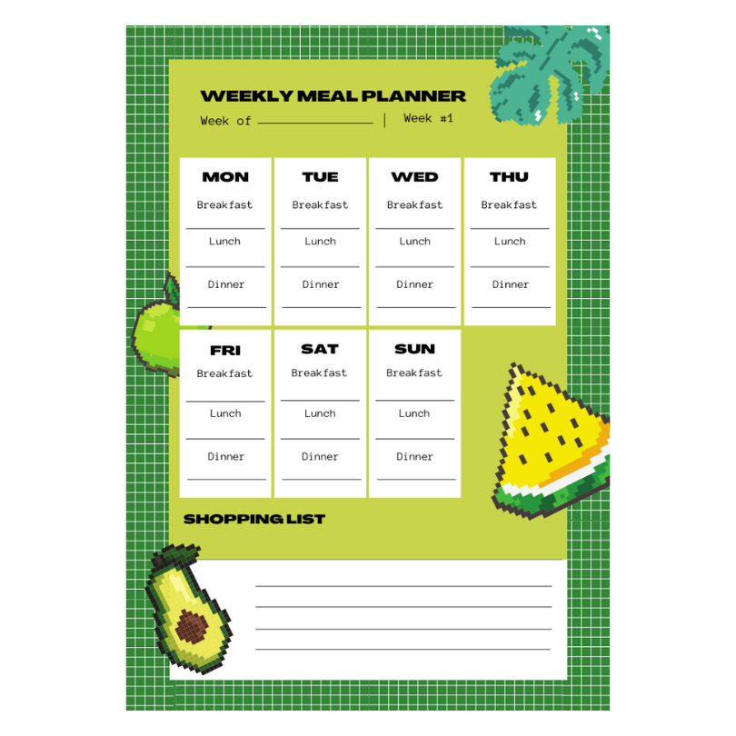 Planner ติดผนัง ติดตู้เย็น ขนาด A4 เคลือบแข็ง PVC